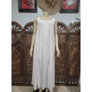 LUCIE ANN Light Pink Babydoll Robe Size M VINTAGE Peignoir Nightgown Twirly #Z